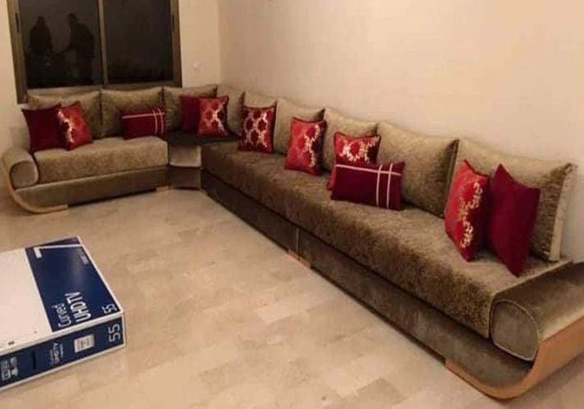 ameublement tapisser Marrakech - Salon Marocain Ref : 18