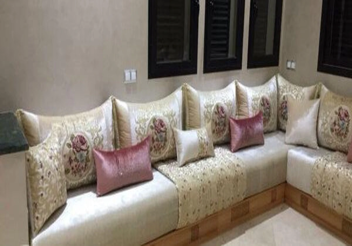 ameublement tapisser Marrakech - Salon Marocain Ref : 20