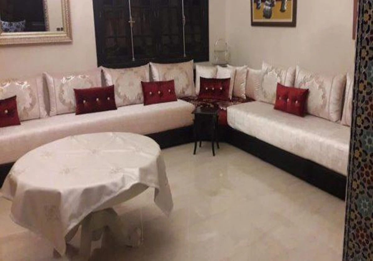 ameublement tapisser Marrakech - Salon Marocain Ref : 06