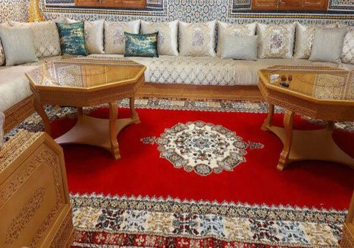 ameublement tapisser Marrakech - Salon Marocain Ref : 100/2024