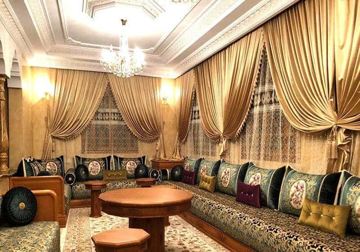 ameublement tapisser Marrakech - Salon Marocain, Ref : 101/2024