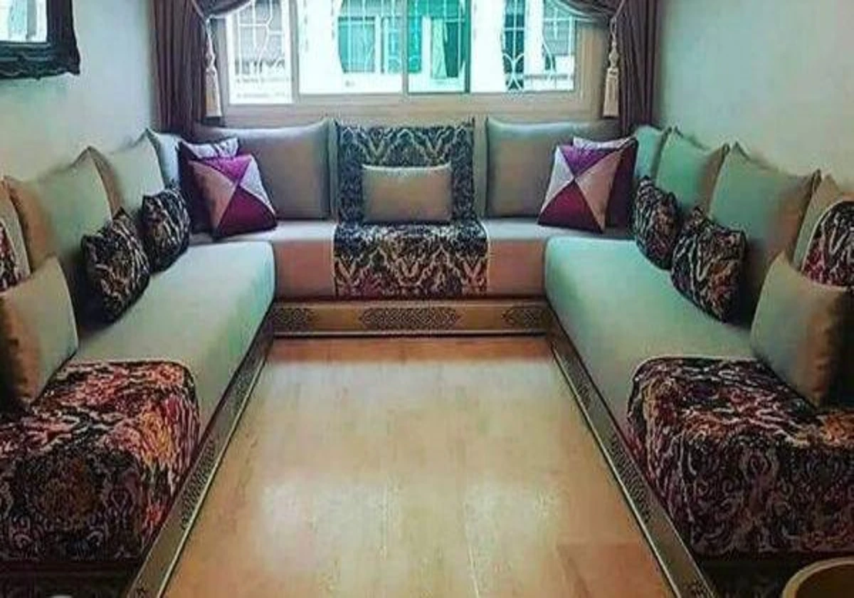ameublement tapisser Marrakech - Salon Marocain Ref : 19
