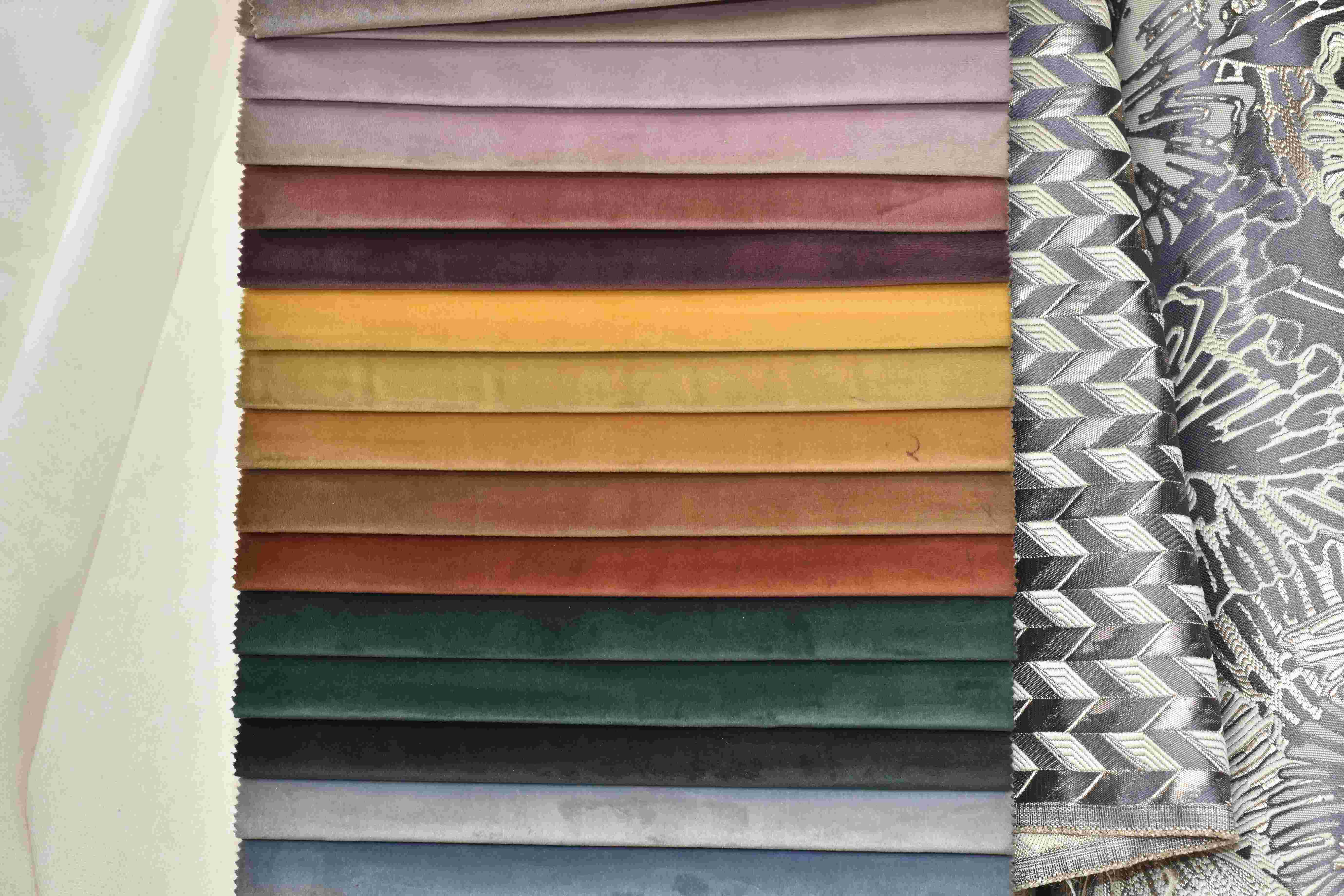 ameublement tapisser Marrakech - Tissu Velours Anti-taches, Ref : 104/2024