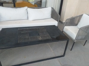 Canap&eacute; terrasse Marrakech ext&eacute;rieur moderne confortable pour jardin et villa - image 23